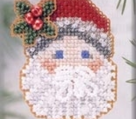 Mistletoe Santa//Омела Санта h109 Mill Hill вышивка крестом  | Набор | Купить - Салон рукоделия — Давайте создадим шедевр вместе!