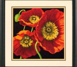 Red Poppy Trio 71-20073 DIMENSIONS