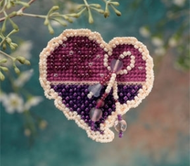 Treasured Heart//Ювелирное сердце MH186104 Mill Hill вышивка крестом  | Набор | Купить - Салон рукоделия — Давайте создадим шедевр вместе!