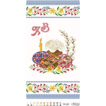 Великодній рушник ТР257дн3360i Барвиста Вишиванка - Салон Рукоділля