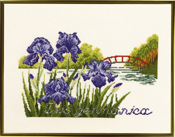 Bridge and flowers 12-303 Eva Rosenstand