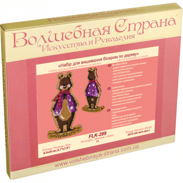 FLK-289  вышивка бисером по дереву Волшебная страна - Салон рукоделия