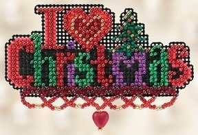 I Love Christmas//Я люблю Рождество MH182301 Mill Hill вышивка крестом  | Набор | Купить - Салон рукоделия — Давайте создадим шедевр вместе!