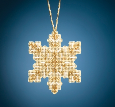 Golden Snowflake Золотая снежинка MH212012 Mill Hill