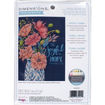 Joyful Floral \ Радостный цветочный 70-65221 DIMENSIONS