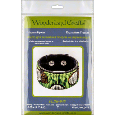 Браслет FLBB-048 Wonderland Crafts вишивка бісером | Набір - Салон рукоділля