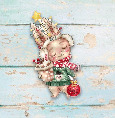 Прикраса Christmas Rabbit L8056 LETISTITCH