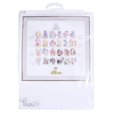 Floral Alphabet  / Квітковий алфавіт T2025 Thea Gouverneur - Салон рукоділля