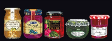 Jam Pot / Баночки з джемом T3047.05 Thea Gouverneur - Салон рукоділля