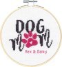 «Dog Mom Hoop (П’яльця «Мама песика») 72-76289 DIMENSIONS - Набір для вишивання хрестиком | Салон рукоділля
