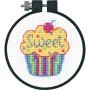 «Кекс» (Cupcake) 72-73599 DIMENSIONS - Набір для вишивання хрестиком | Салон рукоділля