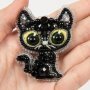 Чёрный кот БП-330 Crystal Art
