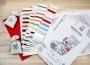 Snowman and Santa Stocking L8016 LETISTITCH набор