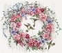 Hummingbird Wreath LETI 990 LETISTITCH