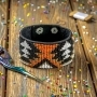 Браслет FLBB-099 Wonderland Crafts вишивка бісером на штучній шкірі | Набір - Салон рукоділля