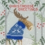 Christmas Card – Xmas Moose XMAS7 Bothy Threads