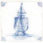 Antique Dutch Tiles Delft Blue /Старовинні Голландські плитки T482 Thea Gouverneur - Салон рукоділля