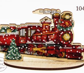 Паровоз 1041 Фрузелок вишивка хрестиком | Набір - Салон рукоділля