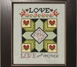 Quilted With Love - Love QLS011  Stoney Creek схема | Схема - Салон рукоділля