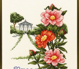 Pavilion and flowers 12-301 Eva Rosenstand