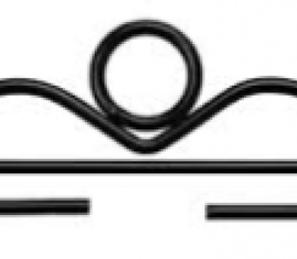 Bell Pull "Black" Металл (50см) 2шт PERMIN 5123/50 - Салон Рукоделия