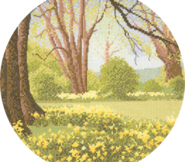 Лес с нарцысами//Daffodil Wood HC241 Heritage Crafts - Салон рукоделия 