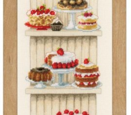 Delicious Cakes Солодощі PN-0150672  Vervaco вишивка хрестом | набір | Купити - Салон рукоділля - Давайте створимо шедевр разом! 