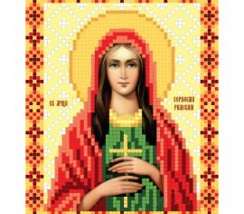 Мучениця Серафима Римська T3-128 ПОВІТРУЛЯ схема для вишивки - Салон рукоділля
