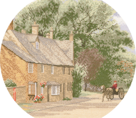 Деревенский переулок//Village Lane H272 Heritage Crafts - Салон рукоделия 
