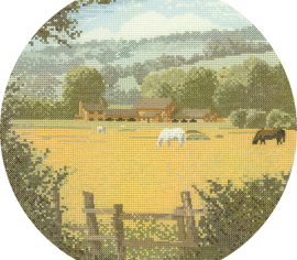 Лужайка лютиков//Buttercup Meadow H273 Heritage Crafts - Салон рукоделия 