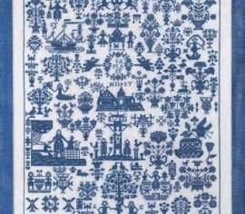 Sampler blue 39-9441 Permin