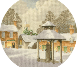 Зимове село//Winter Village H396 Heritage Crafts - Салон рукоделия 