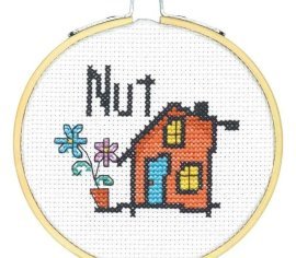 «Nut House» (Горіховий будинок) 72-74834 DIMENSIONS - Набір для вишивання хрестиком | Салон рукоділля