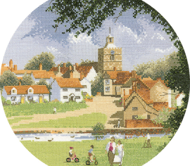 Сонная деревня//Sleepy Village H508 Heritage Crafts - Салон рукоделия 
