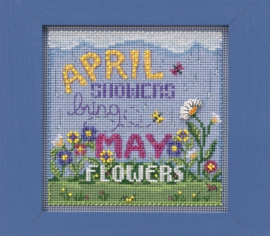 April Showers//Квітневі зливи MH141913 Mill Hill вишивка хрестиком | Набір | Купити - Салон рукоділля Давайте створимо шедевр разом!