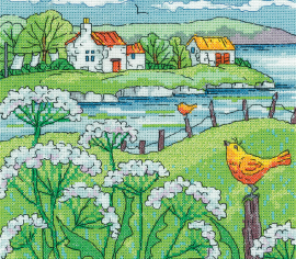 Берег с петрушкой//Cow Parsley Shore H1522 Heritage Crafts - Салон рукоделия 