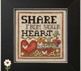 January 2015 Pattern of the Month Share From Your Heart PM803 Stoney Creek схема | Схема - Салон рукоділля