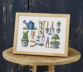  Самшит та інструменти Boxwood and Tools 92-6181  92-2441 Permin - Набір для вишивання хрестиком | Салон рукоділля