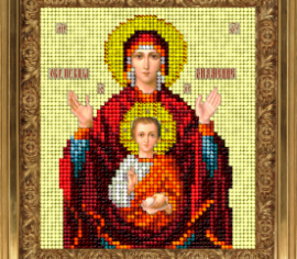Знамение икона 10114 Краса і творчість вышивка ювелирным бисером - Салон рукоделия