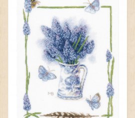 BLUE GRAPES PN-0194854 LanArte вишивка хрестиком | Набір - Салон рукоділля Давайте створимо шедевр разом!