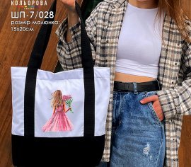 Сумка-шопер під вишивку ШП-7/028 Кольорова - Салон рукоділля