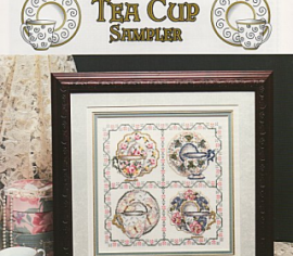Tea Cup Sampler LFT105 Stoney Creek вишивка | Схема - Салон рукоділля