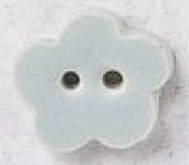 Гудзик Mill Hill Button 86386 Light Seafoam Posy Flower With Matte Finish – декоративна фурнітура | Салон рукоділля