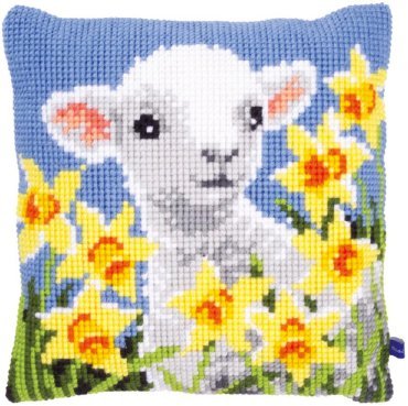 Lamb Ягня PN-0148423 VERVACO Подушка вышивка крестом | Набор | Купить - Салон рукоделия — Давайте создадим шедевр вместе