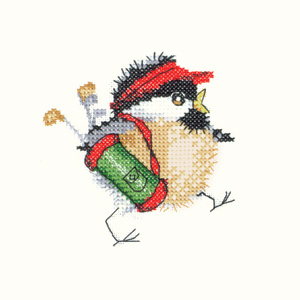 Цыпленок играет гольф//Golfing Chick HC839 Heritage Crafts - Салон рукоделия 