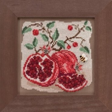 Pomegranates//Гранати MH141926 Mill Hill вишивка хрестиком | Набір | Купити - Салон рукоділля Давайте створимо шедевр разом!