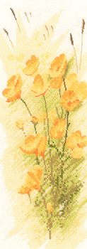 Лютики//Buttercup Panel HC876 Heritage Crafts - Салон рукоделия 