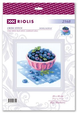 Ripe Blueberry 2168 РІОЛІС вишивка хрестиком | Набір | Купити - Салон рукоділля