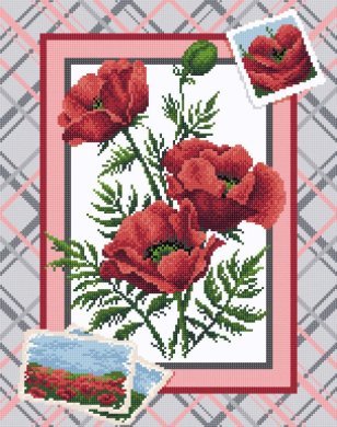 Маковое великолепие МС-029 BrilliArt МП Студия - Салон рукоделия