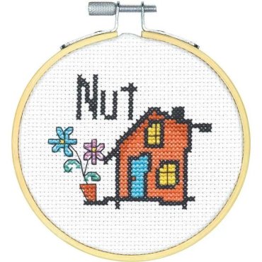 «Nut House» (Горіховий будинок) 72-74834 DIMENSIONS - Набір для вишивання хрестиком | Салон рукоділля